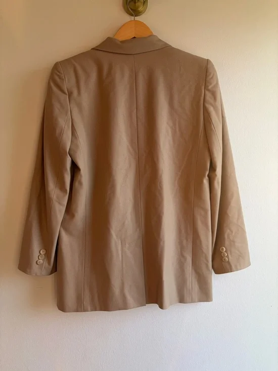 Chloé Camel Single-Button Blazer - Picture 2 of 10